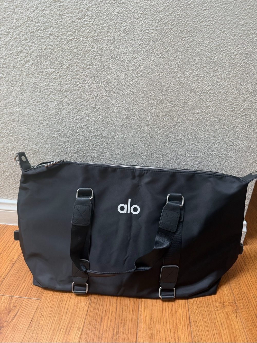 BLACK duffle bag